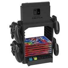 Battle for neighborville edición completa pn: Game Card Storage Shelf Stand Gamepad Console Holder Bracket For Nintendo Switch Video Game Rooms Video Game Storage Game Storage