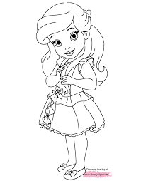 Free printable disney princess coloring pages for kids. Disney S Little Princesses Coloring Pages Disneyclips Com