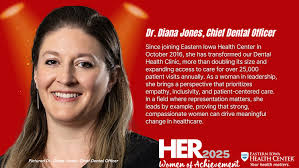 Congratulations to Dr. Diana Jones, Eastern Iowa Health Center