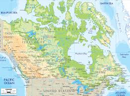 We can create the map for you! Physical Map Of Canada Ezilon Maps