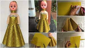 Where can i find a pattern for a doll? How To Make Doll Dress With Foam Simple Craft Ideas