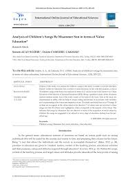 I got flowers today poem analysis. Pdf Analysis Of Children S Songs By Muammer Sun In Terms Of Value Education
