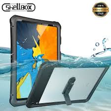 Waterproof Case For Ipad Pro 11 2018 Case With Pencil Holder Tpu Trifold Stand Pc Back Cover For New Ipad Pro 11 Cover Fu In 2020 New Ipad Water Proof Case Ipad Case