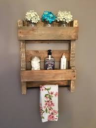 Reclaimed Wood Bathroom Organizer Bathroom Wall Shelves Etsy Rustic Towels Rustic Bathroom Wall Decor Bathroom Organisation