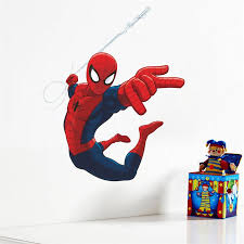 It requires a 40w bulb (not included) and is also ideal for a child's playroom. 3d Broken Wall Spiderman Wall Sticker Removable Mural Diy Decal Room Decor Kids Home Garden Universitasfundacion Decor Decals Stickers Vinyl Art