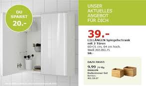 Ikea Sindelfingen Lillangen Spiegelschrank Mit 2 Turen Spiegelschrank Badezimmer Set Ikea