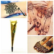 Henna tattoo is wearable art that can be applied on your skin including hands, elbow, feet, and other body parts. Sexy Black Indian Mehndi Henna Tattoo Paste Waterproof Henna Tattoo Cones Brown Ink Color Diy Body Art Cream For Stencil Paint Buy At The Price Of 1 73 In Aliexpress Com Imall Com