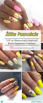 Zolte Paznokcie Top 20 Slonecznych Inspiracji Ktore Poprawia