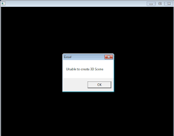 Unable To Create 3d Scene Error Fixed Undertow Games Forum
