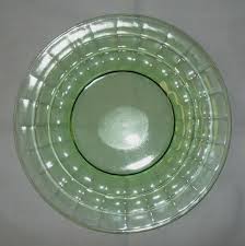 Check spelling or type a new query. Depression Depression Glass Hocking Block Optic Dessert Bowl Green Anchor Hocking