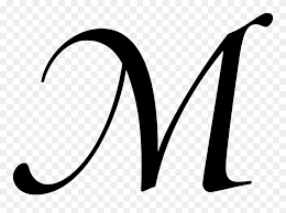 Download Letter M Png Font Fancy Letter M Clipart 5686478 Pinclipart