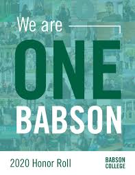 No need to register, buy now! 2020 Donor Honor Roll By Babson College Issuu