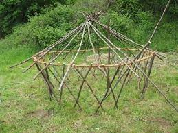 How To Build A Low Cost Diy Yurt Mother Earth News Building A Shed Yurt Building A Yurt
