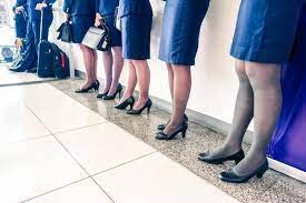 Why Female Flight Attendants Wear Compression Pantyhose Ames Walker