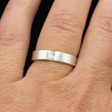 Simple Channel Set Baguette Moissanite Men S Wedding Band Comfort Fit Mens Wedding Bands Modern Mens Wedding Bands Mens Rings Wedding Diamond