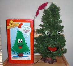 Douglas fir talking christmas tree. Vtg Gemmy Talking Singing Animated Douglas Fir Christmas Tree W Box Amp Adapter 506676542