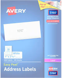 8 1/2 x 11 sheets for laser or inkjet printers. Need Help Finding A Template Avery Com