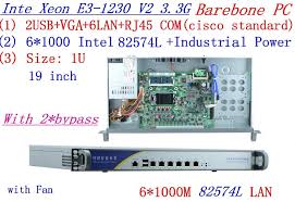 Intel Xeon E3 1230 V2 E3 1230 V2 Pc Mikrotik Routers 1u Server Barebone System With Six Intel Pci E 1000m 82574l Gigabit Lan Inte Quad Core Xeon E3 1230 V2 Vpn Router Firewall Router Server Rack