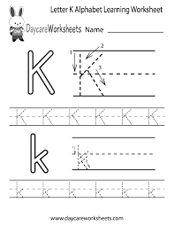 Numerology is the language of numbers and their symbolic significance. Free Letter K Alphabet Learning Worksheet For Preschool