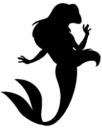 The Little Mermaid Ariel Tumblr Silhouette Google Zoeken Festa Pequena Sereia Decoracao Sereia Pequena Sereia