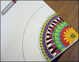 Draw Doodle And Decorate Circle Mandelas Sharpie Art Mindfulness Art Doodle Art