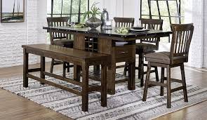 Maybe you would like to learn more about one of these? Homelegance 5400 36xl 6pc 24sw 6 Pc Schleiger Burnished Brown Finish Wood Counter Height Dining Table Set With Bench