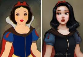 Une Illustratrice Redessine Des Personnages Disney Et D Autres Dans Son Style Unique Personnage Disney Dessin Anime Princesse Disney