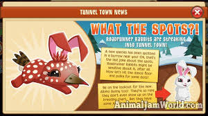 How do i breed a leopard bunny on tunnel town? New Tunnel Town Bunnies Roadrunner Rabbit Albino Bunny Animal Jam World