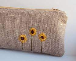 Pdf pattern contains all needed instructions and you can learn more stitches during your embroidery process. Sunflowers Embroidery Bags Hand Embroidery Designs Hand Embroidery