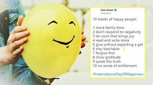 Beginning only in 2013, the un has observed 20 march as the international day of happiness, or just happiness day for short. International Day Of Happiness Twitter Buzzes With Jolly Cheery Lively Tweets Trending News The Indian Express