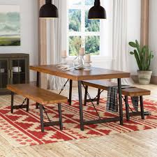 Use a water based cleaner and dry clean to keep your tables spotless. Farmhouse Table With Bench You Ll Love In 2021 Visualhunt