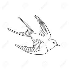 Please understand that our phone lines must be clear for urgent medical care needs. Contour Image Of Bird Flying Hand Drawn Isolated On White Background Can Be Used For Coloring Book Vector Illustration Royalty Free Cliparts Vectors And Stock Illustration Image 79282464