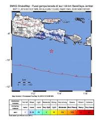 Gempa ini terjadi karena besarnya tenaga yang dihasilkan akibat adanya tekanan antar. Gempa Tektonik M 4 8 Guncang Kabupaten Jember Beritajatim Com