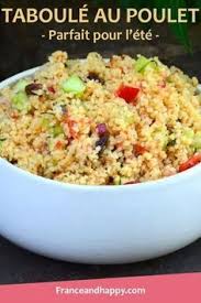 Taboule Au Poulet A Tomber Taboule Au Poulet Recette Taboule Recette