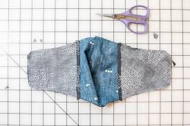 Simple Step By Step Tutorial How To Sew The Olson Face Mask Pattern Child Sizes Too In 2020 Sewing Patterns Free Easy Face Masks Free Sewing