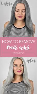 * how often was the hair dyed? How To Remove Hair Color At Home Fast Mayalamode Hair Dye Removal Diy Hair Dye Faded Hair Color