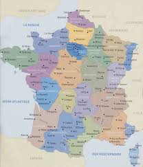 Carte De France Map Au Pair France
