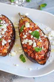 Aubergines Farcies A La Cretoise Les Delices De Marina En 2020 Aubergines Farcies Recettes De Cuisine Recette Aubergine Farcie