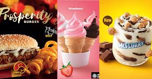The mcdonald's lunch menu lists popular favorites including the big mac® and our world famous fries®. Fish Prosperity Burger Strawberry Desserts And Butterscotch Cookies Mcflurry Now Available At Mcdonald S From 2 Jan 2020