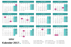 Arbeitstage bayern (evangelischer teil) 2021; Kalender 2017 Nordrhein Westfalen