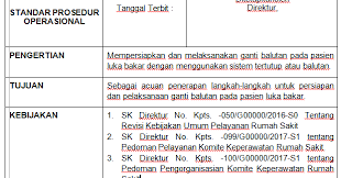 Upt dinas kesehatan bulukunyi pengertian. Sop Cara Mengganti Balutan Pada Pasien Luka Bakar Doc Dan Pdf Bangsal Sehat