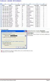 Tableau Croise Dynamique Pdf Free Download