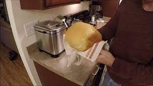 Our versatile and compact automatic bread maker offers a variety of crust colors and loaf sizes, as well as 12 preprogrammed menu options. New Cuisinart Cbk 110 Bread Makers First Loaf Youtube Bread Makers Bread Machine Recipes Bread