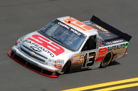 Nascar stockcars of any kind do not have lights the only lights that you may find (ie. Johnny Sauter Hopes Nascar Camping World Truck Series Title Hopes Survive Talladega Masslive Com