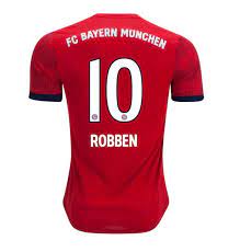 Arjen Robben 10 Bayern Munich Home 18 19 Jersey New Free Shipping Sgefcb Supercup Lewandowski Rl9 Coman King Coman Thiago Bayern Munich Bayern Jersey
