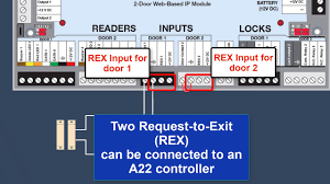 T.rex exit detector provides a complete solution for exit detection and door surveillance for access control applications. How To Connect A Door Contact A Request To Exit Rex Youtube