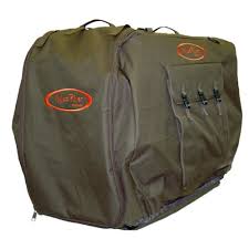Folds in half and zips into its own case for easy transport. Mud River Dog Products Outdoor Gear Huntemup
