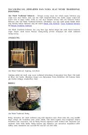 Banyak sekali lagu daerah jawa barat yang dapat kita temui. Alat Musik Tradisional