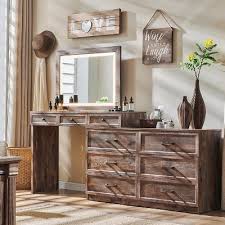 69 Vanity Tables With Glass Top Led