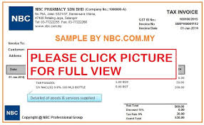 Check spelling or type a new query. Tax Invoice Sample For Gst By Nbc Com My Small Goods Services Tax Gst Malaysia Nbc Group